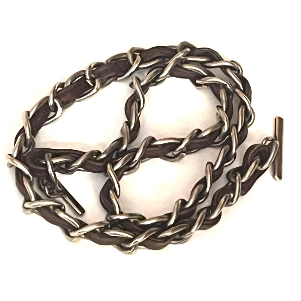 Chanel Toggle Leather Chain Replacement Strap - image 1